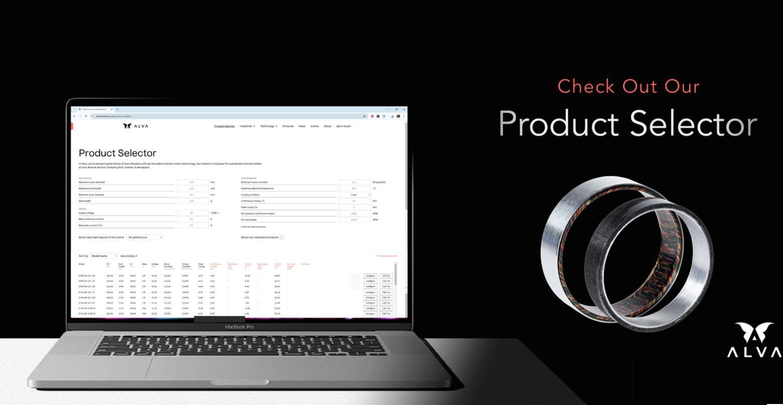 阿尔瓦工业推出全新在线扭矩电机选择工具